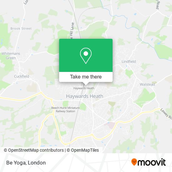 Be Yoga map