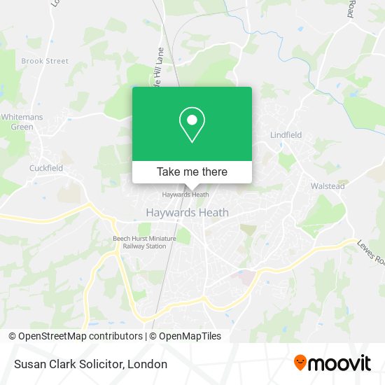 Susan Clark Solicitor map
