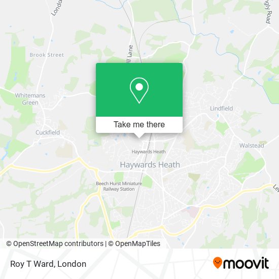 Roy T Ward map