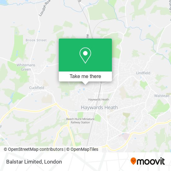 Balstar Limited map