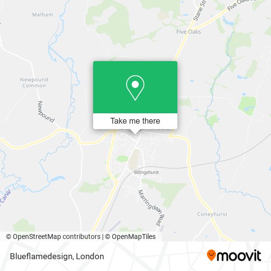 Blueflamedesign map