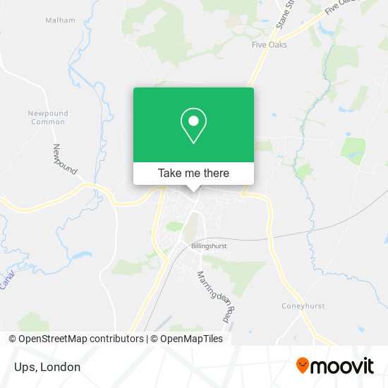 Ups map
