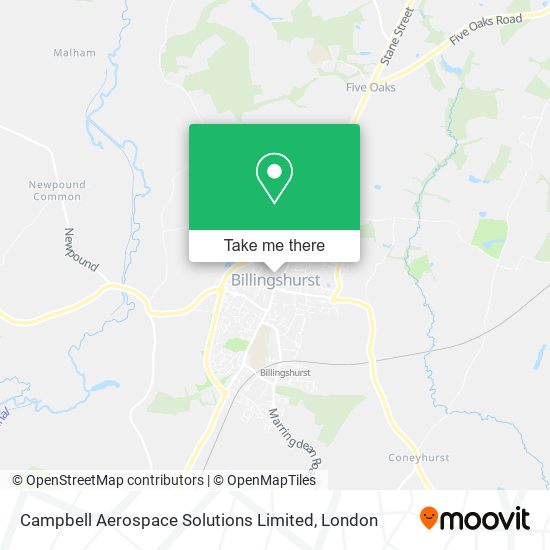Campbell Aerospace Solutions Limited map