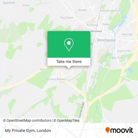 My Private Gym map