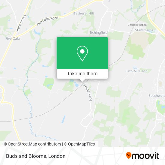 Buds and Blooms map