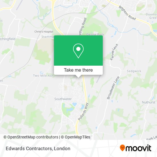 Edwards Contractors map