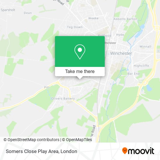 Somers Close Play Area map