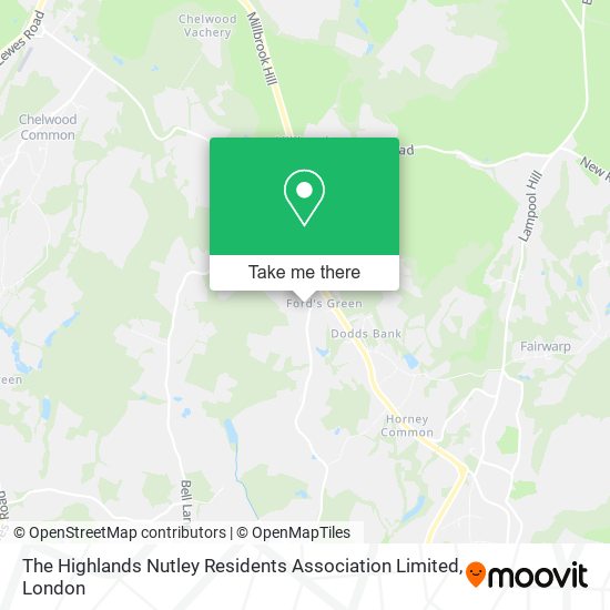The Highlands Nutley Residents Association Limited map