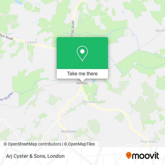 Arj Cyster & Sons map