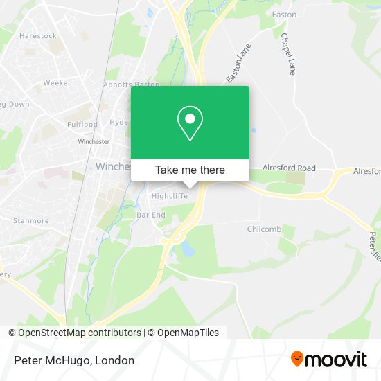 Peter McHugo map