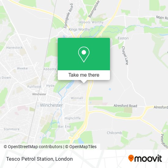 Tesco Petrol Station map