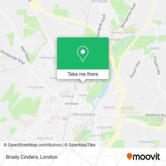 Brady Cinders map