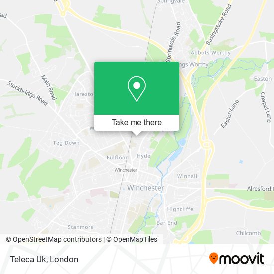 Teleca Uk map
