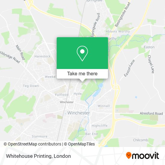 Whitehouse Printing map