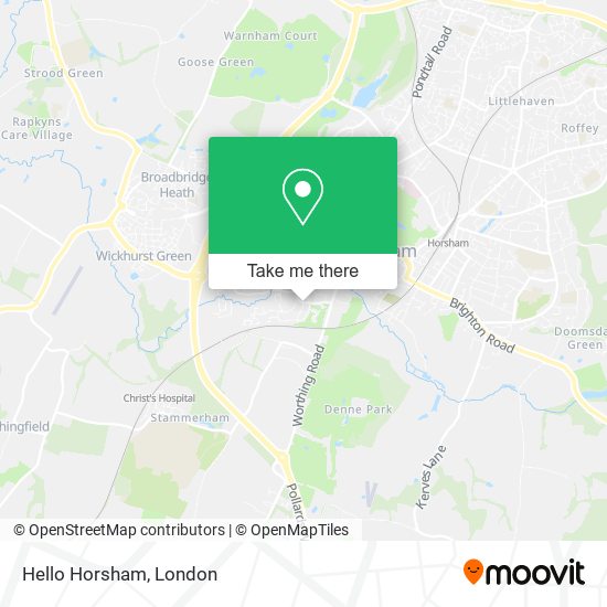 Hello Horsham map