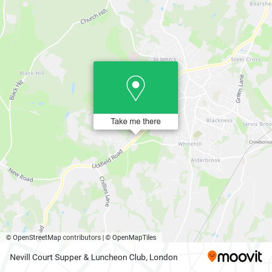 Nevill Court Supper & Luncheon Club map
