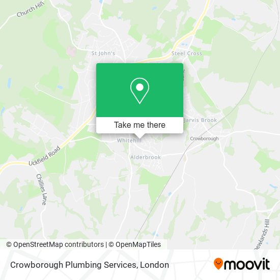 Crowborough Plumbing Services map