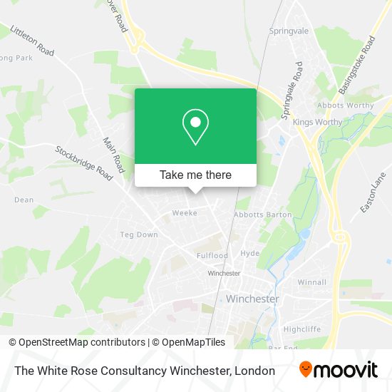 The White Rose Consultancy Winchester map