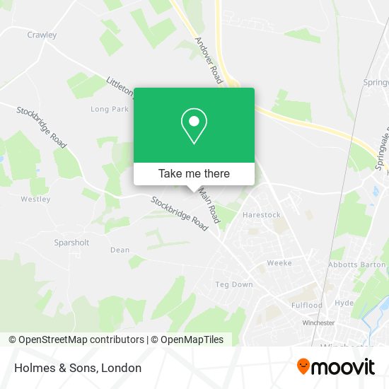 Holmes & Sons map
