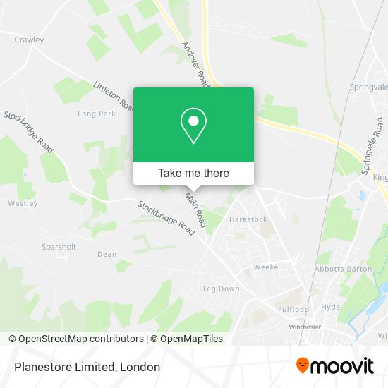 Planestore Limited map