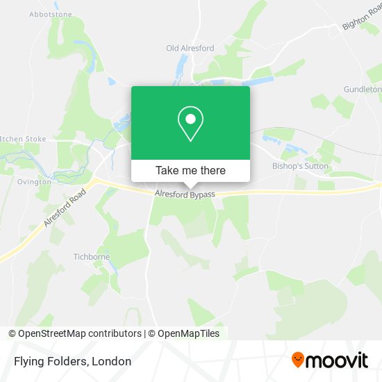 Flying Folders map