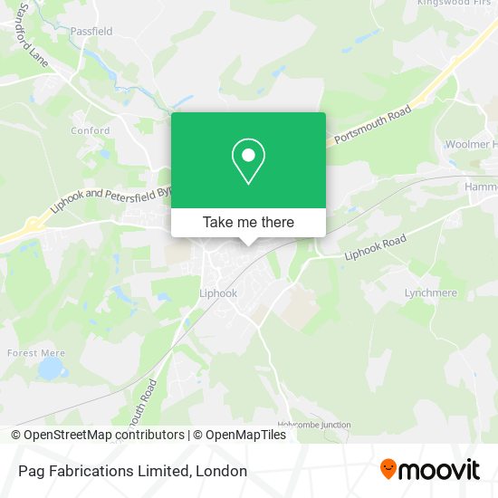 Pag Fabrications Limited map
