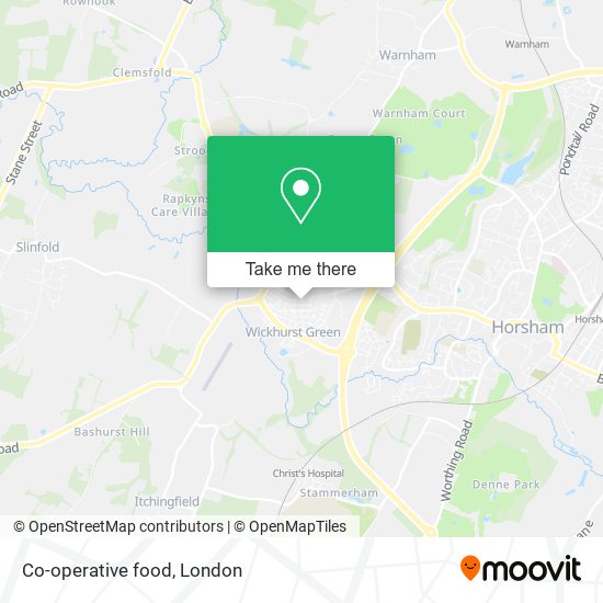Co-operative food map