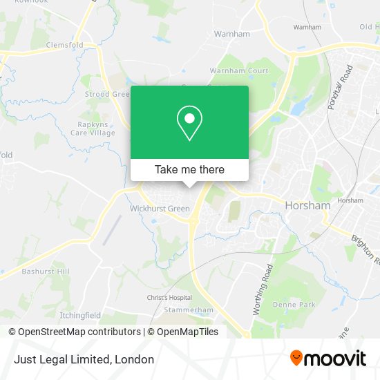 Just Legal Limited map