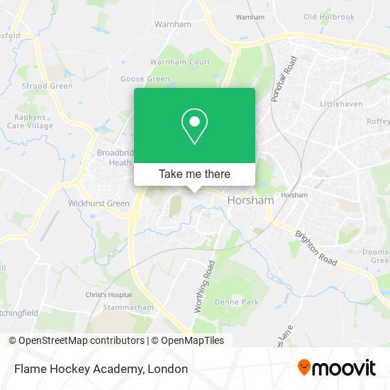 Flame Hockey Academy map