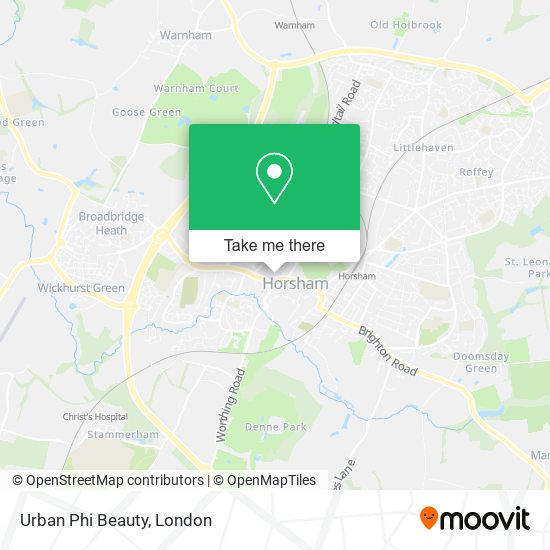 Urban Phi Beauty map