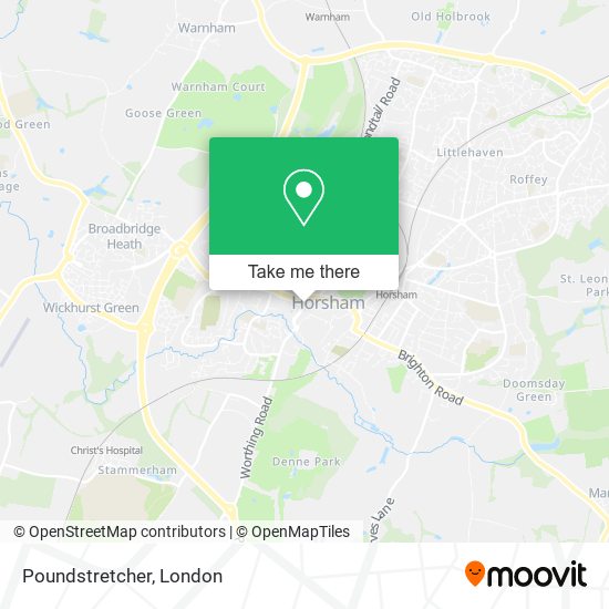Poundstretcher map