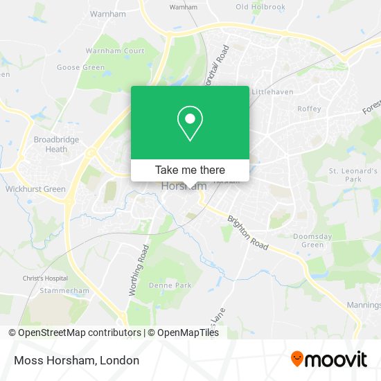 Moss Horsham map