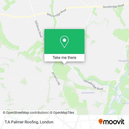 T.A Palmer Roofing map