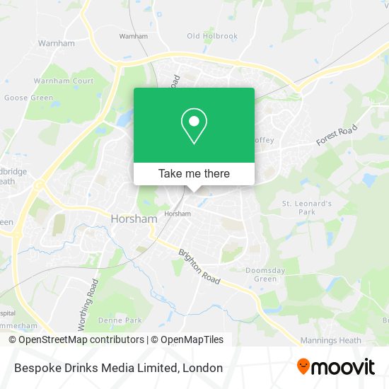 Bespoke Drinks Media Limited map