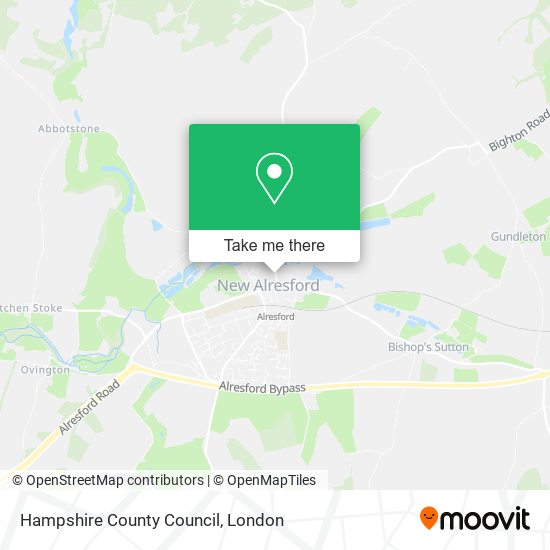 Hampshire County Council map