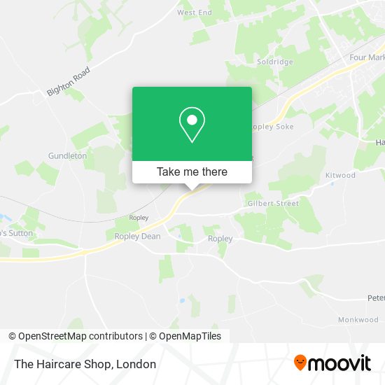 The Haircare Shop map