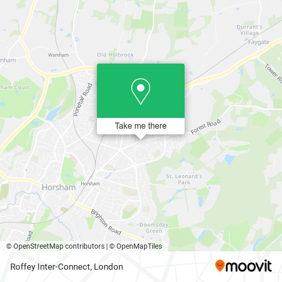Roffey Inter-Connect map