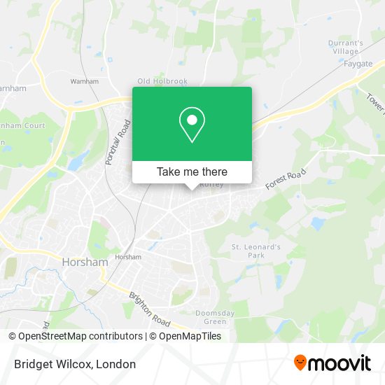 Bridget Wilcox map