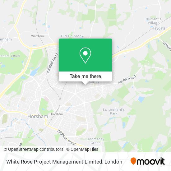 White Rose Project Management Limited map
