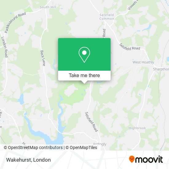Wakehurst map