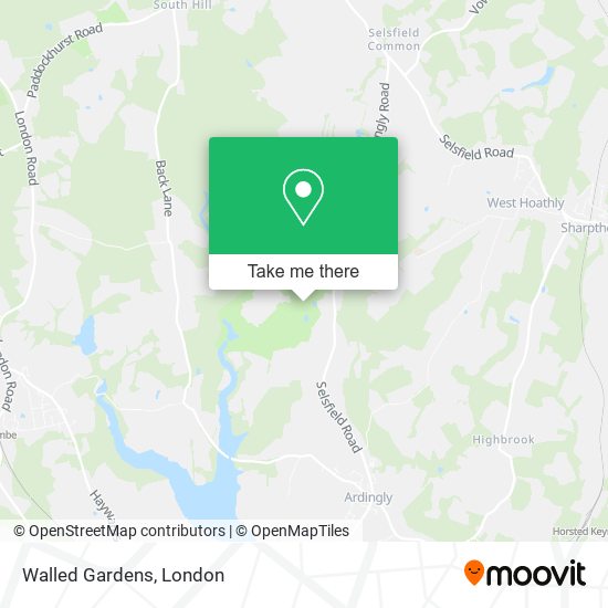 Walled Gardens map