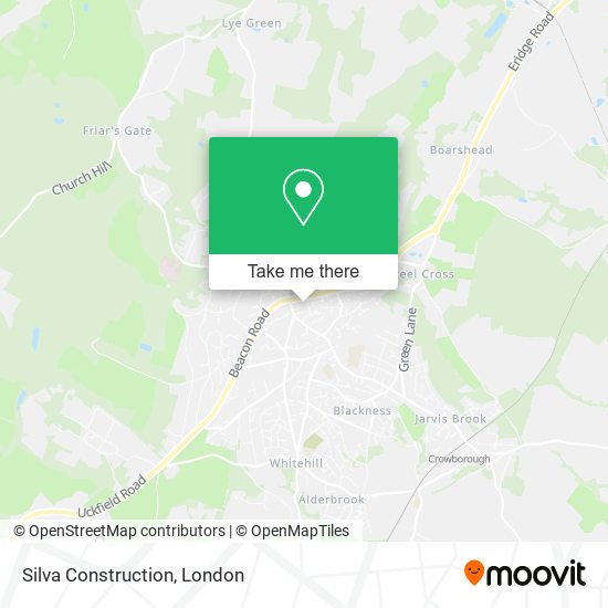 Silva Construction map