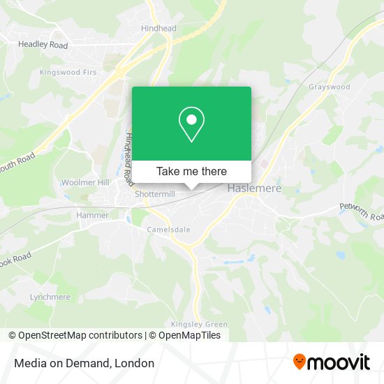 Media on Demand map