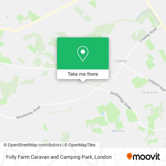 Folly Farm Caravan and Camping Park map
