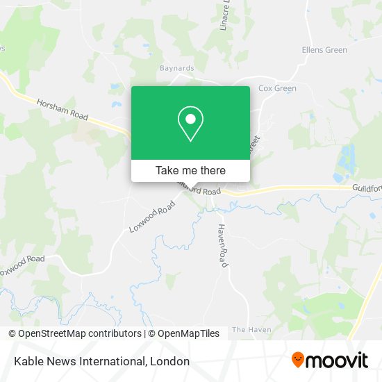 Kable News International map
