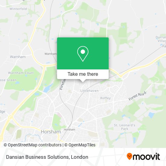 Dansian Business Solutions map