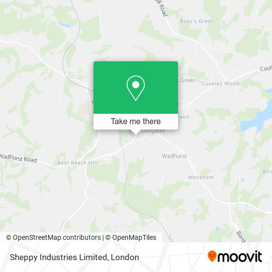 Sheppy Industries Limited map