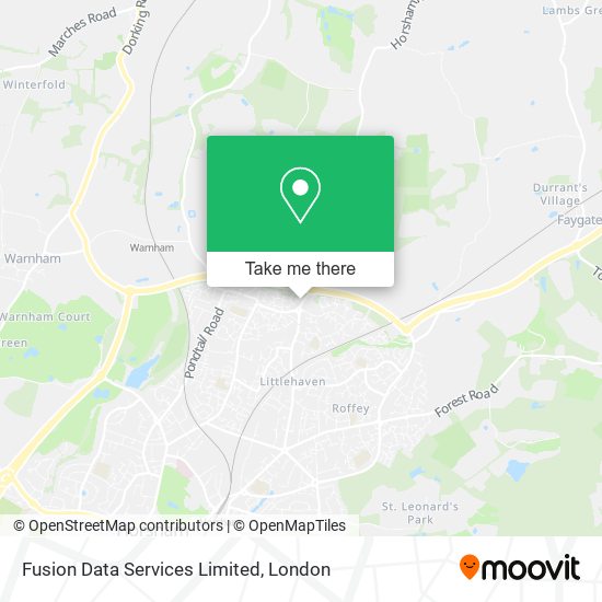 Fusion Data Services Limited map