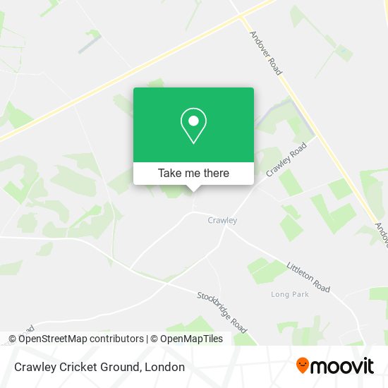 Crawley Cricket Ground map