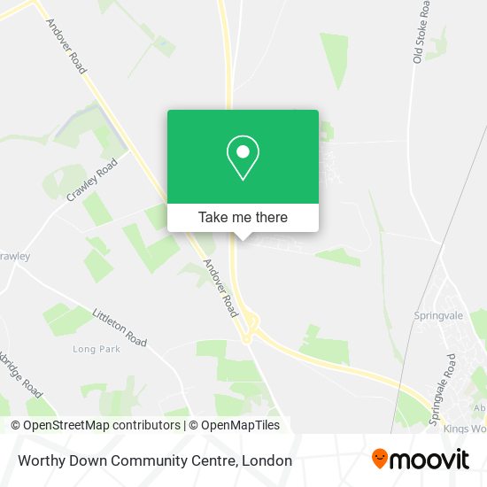 Worthy Down Community Centre map